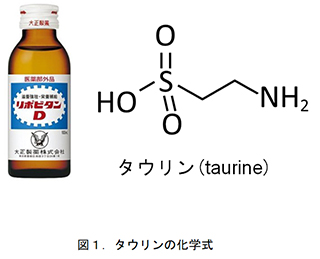 図１. タウリンの化学式